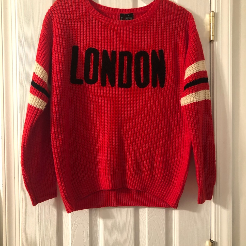 Red sweater
